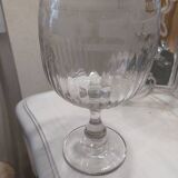 Wedding glass, blown glass from the 19th century.