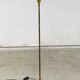 Postmodern Design Brass Fluted Torchiere Floor Lamp by Relco, Italy, 1980s