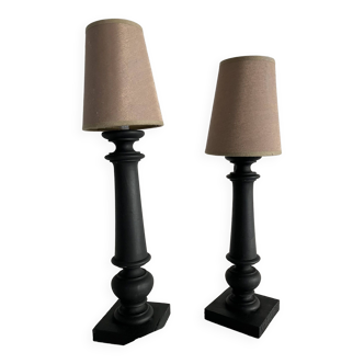 Set of two table lamps