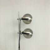 Eyeball chrome floor lamp