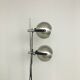 Eyeball chrome floor lamp
