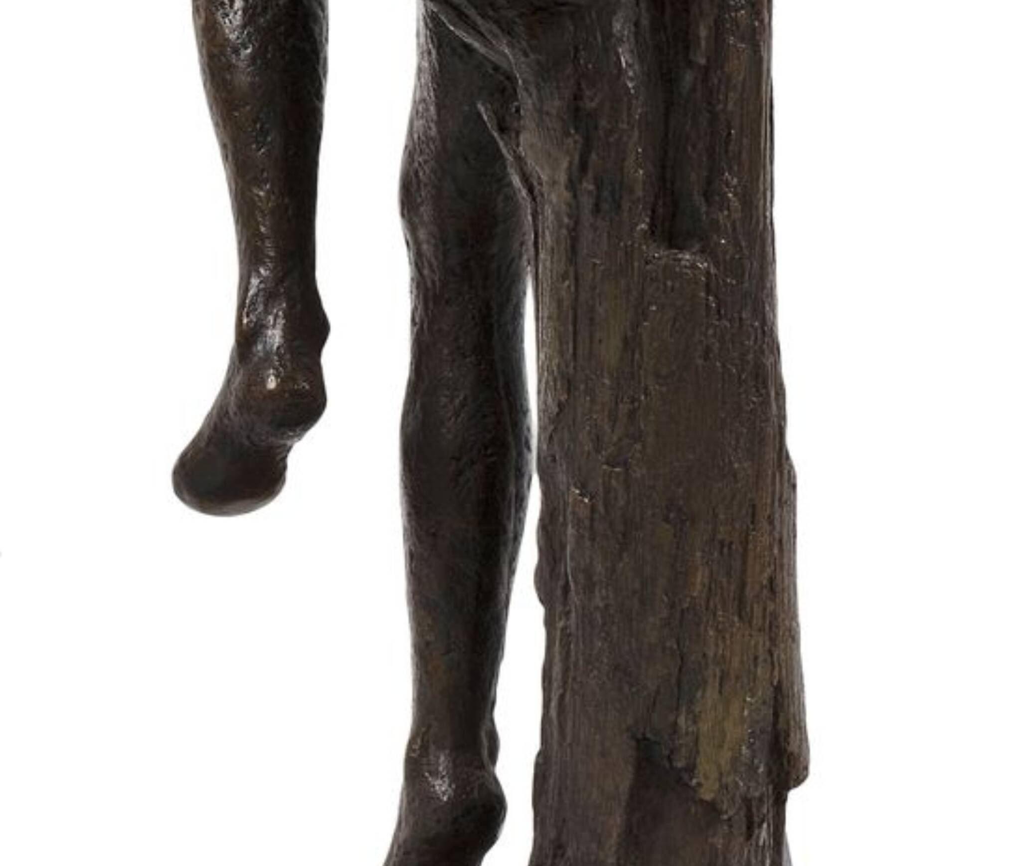 Jean-Pierre Alaux - Bronze Sculpture - Woman sitting on a branch - Signed