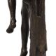 Jean-Pierre Alaux - Sculpture Bronze - Femme assise sur une branche - Signé