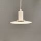 Une lampe suspendue minimaliste blanche de Lyfa Danemark, années 1980.
