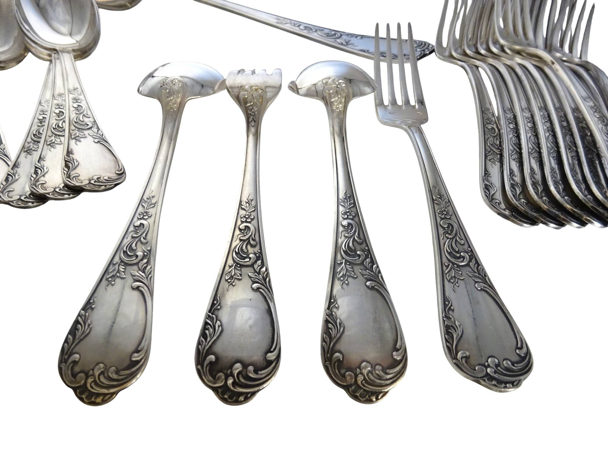 Silver-plated cutlery set - 37 pieces - Frionnet François