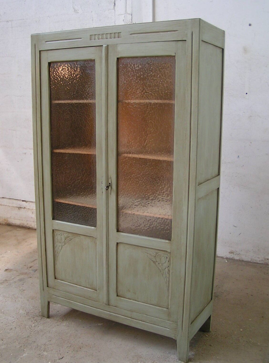 Glazed bookcase cabinet