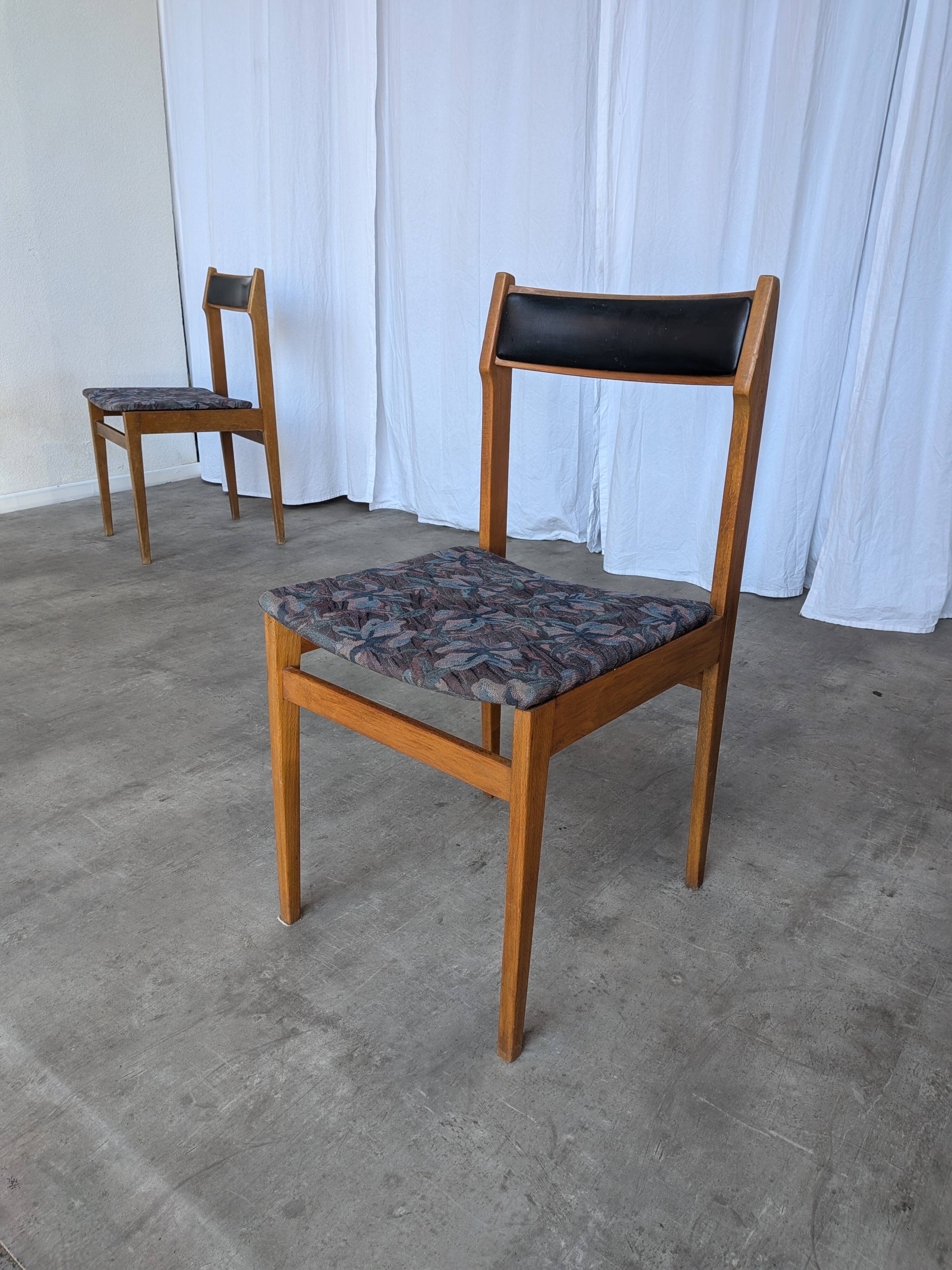 Vintage Branko Ursic Dining Chairs: STOL Kamnik Model 2087, Yugoslavia 1960