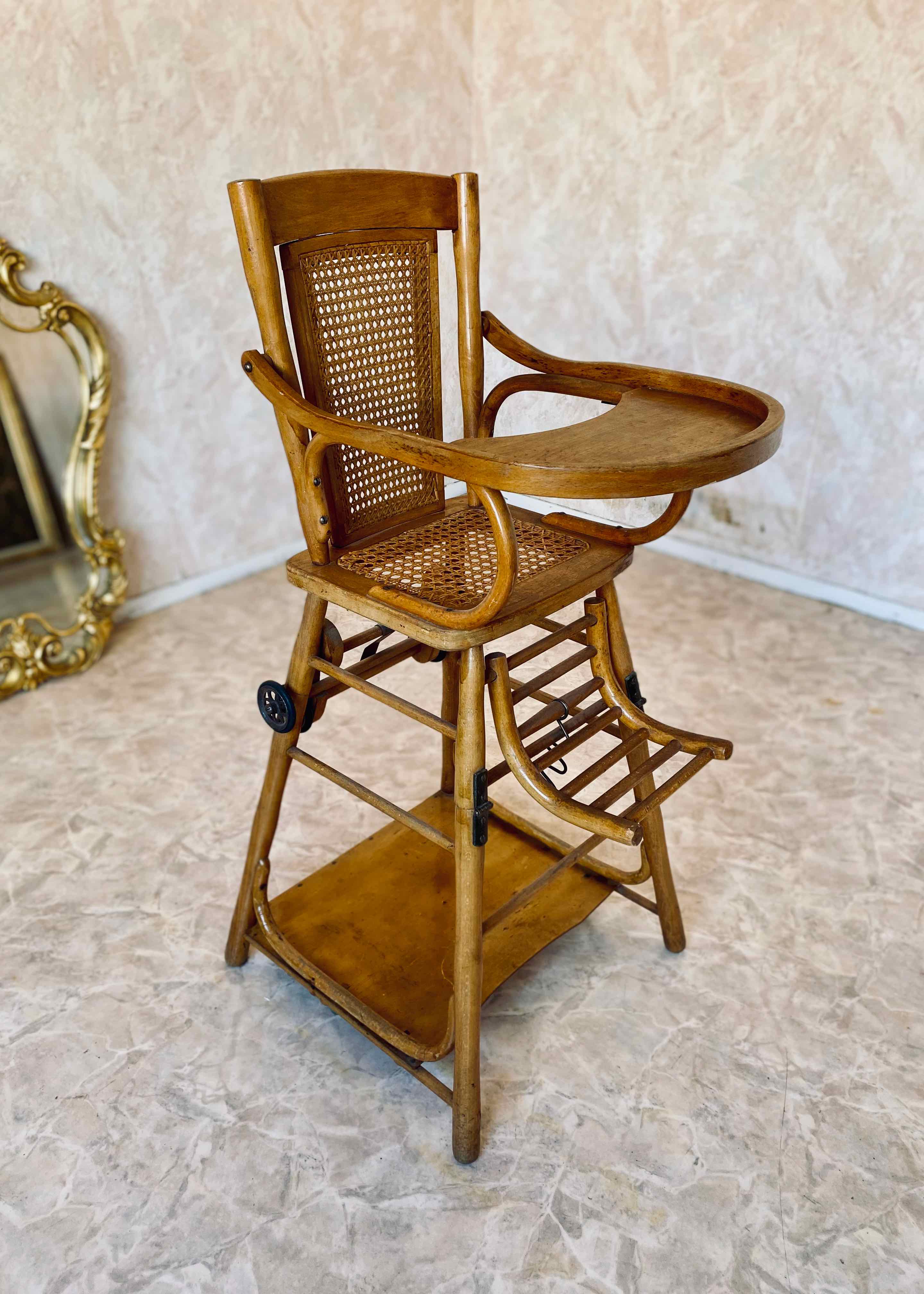 Vintage children's high chair