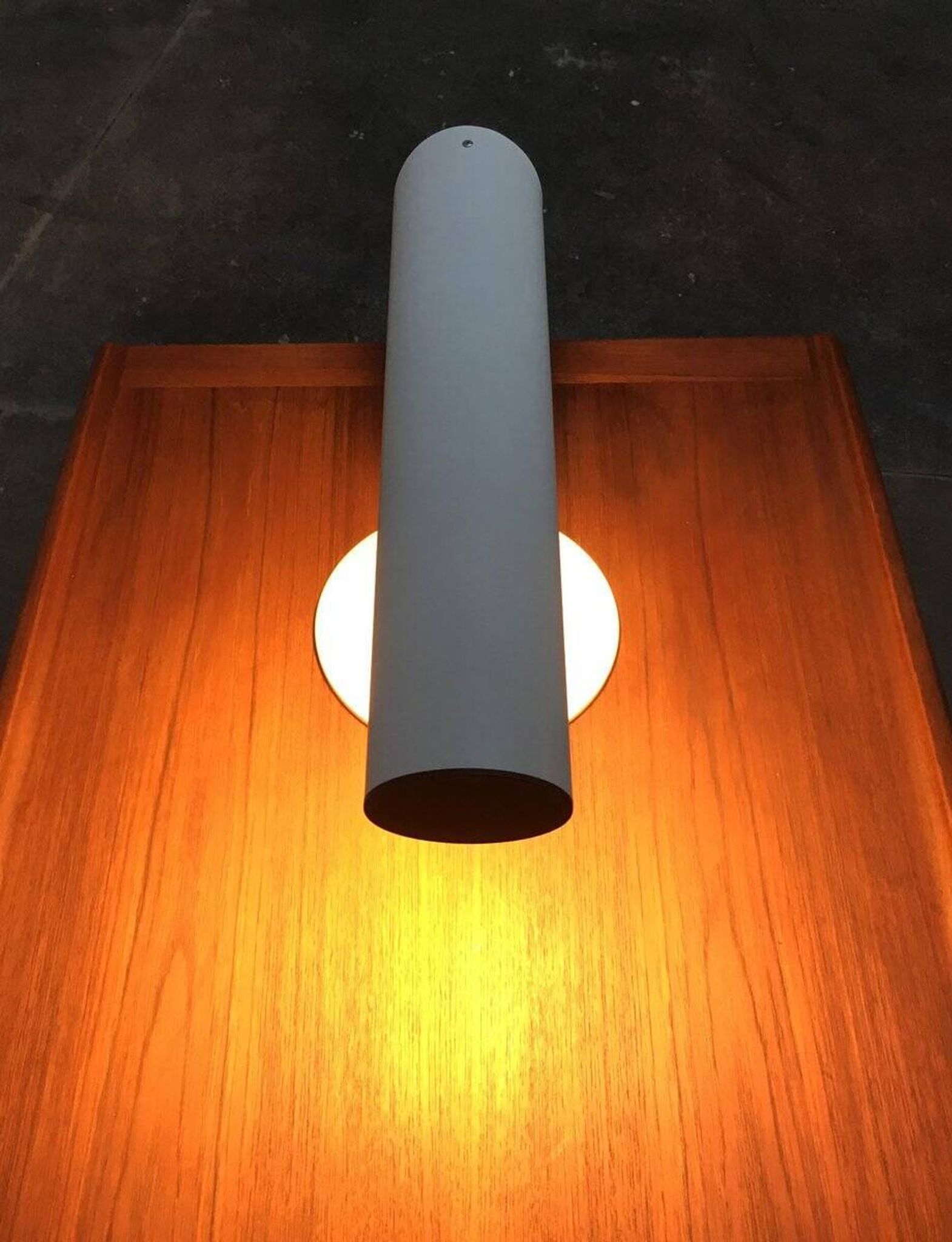 Lampe de table minimaliste en métal allemand de Brendel Leuchten, années 1970