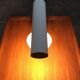Minimalist metal table lamp by Brendel Leuchten, 1970s.