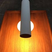 Lampe de table minimaliste en métal allemand de Brendel Leuchten, années 1970