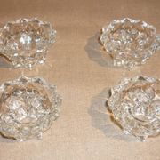Paire de 2 bougeoirs en cristal