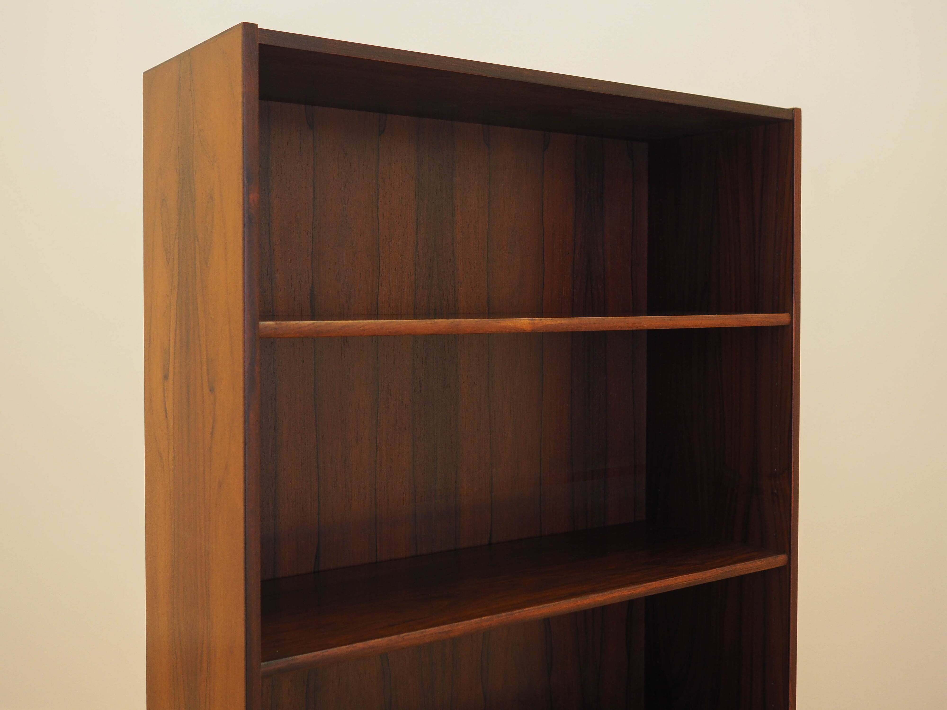 Rosewood bookcase, Danish design, 1970s, made in Denmark