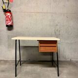Vintage modernism desk with two drawers