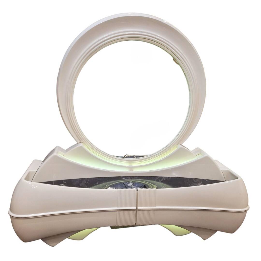 Cómoda / Tocador style Space Age, Firma DBM, lacquered wood and glass fiber, 70's – Italia