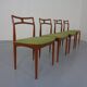 Model 94 Teak Dining Chairs by Johannes Andersen for Christian Linneberg, 1960s, Set of 4