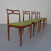 Model 94 Teak Dining Chairs by Johannes Andersen for Christian Linneberg, 1960s, Set of 4