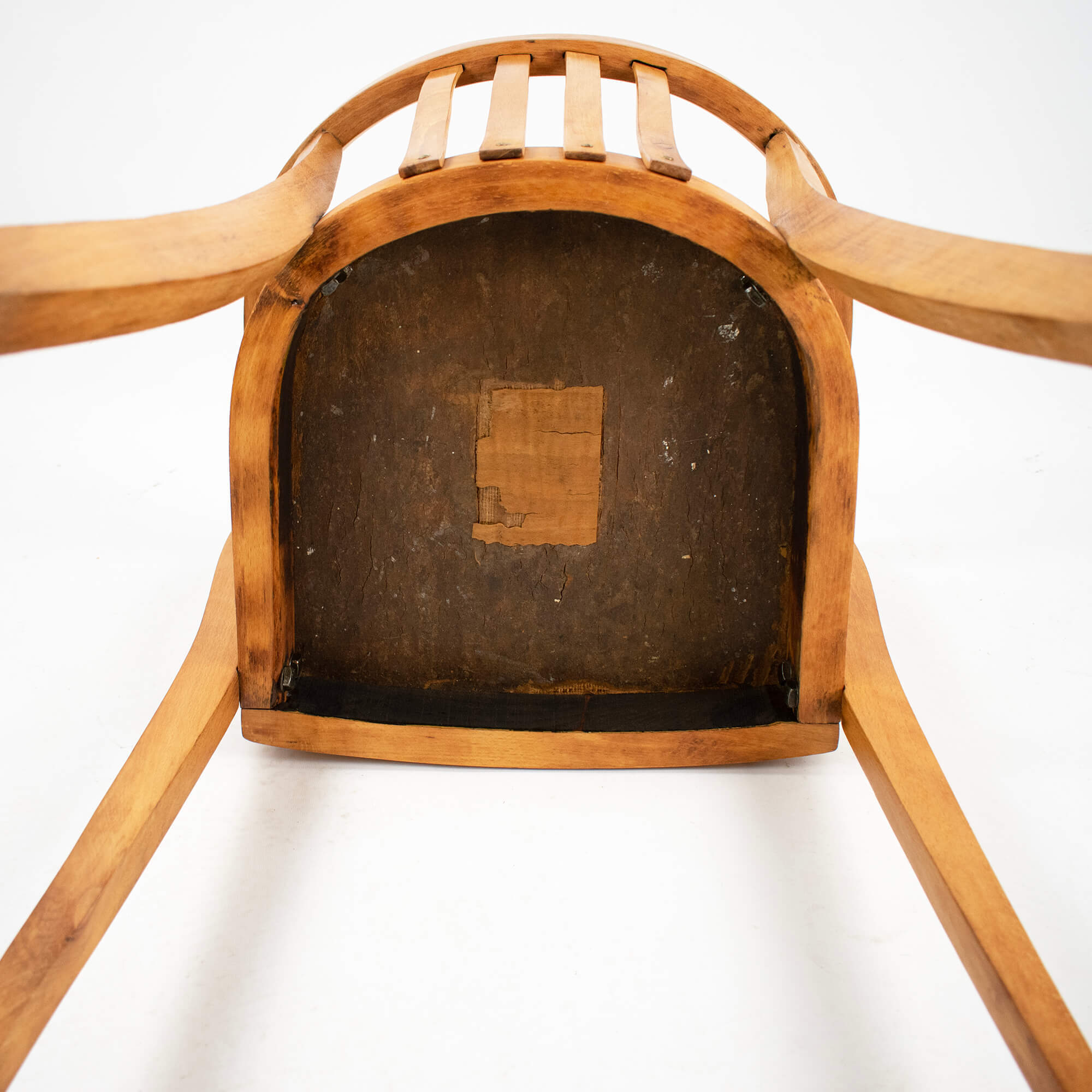 1940s Gropius chair solid beech wood oiled