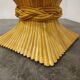 Bamboo coffee table by McGuire, 1980s