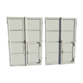 Set de 2 paires de fenêtres à ouvrants