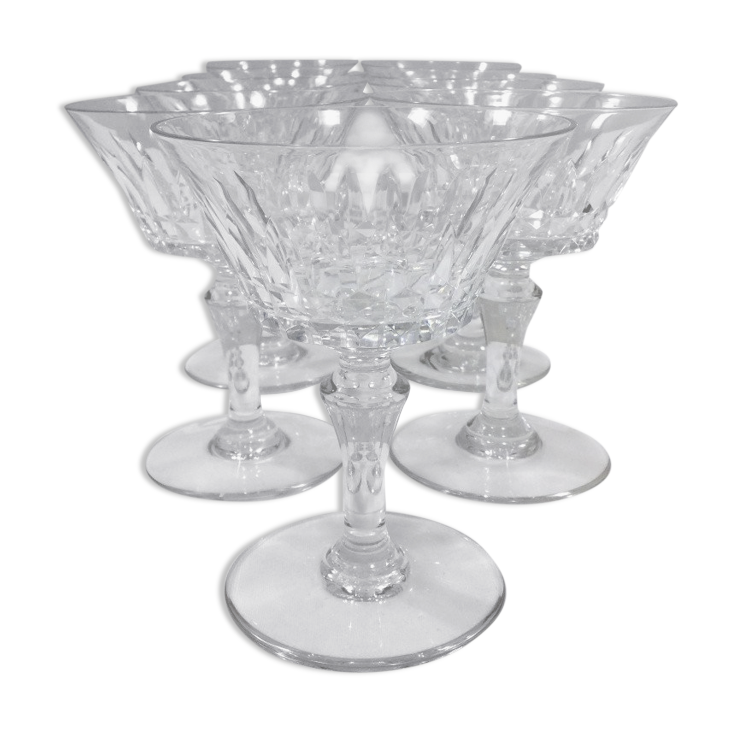Baccarat - 9 Glasses in Champagne Piccadilly