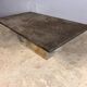 Brutalist Slate coffee table 1970s vintage