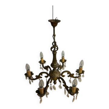 Bronze pendant chandelier