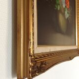 Tableau "fleurs" signé delreux