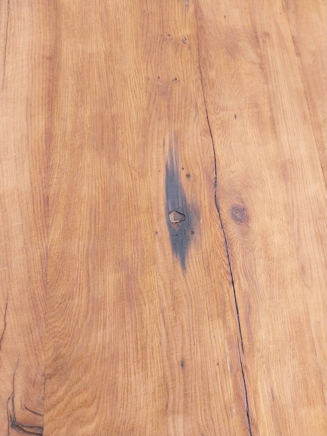 Antique oak farmhouse table