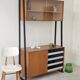 Library buffet U 458 black by Jiri Jiroutek for Interier Praha 1960