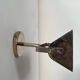Vintage adjustable brass wall light, SCE France 1970