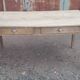 Farm table oak 2 drawers