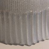 Vintage frosted glass chandelier