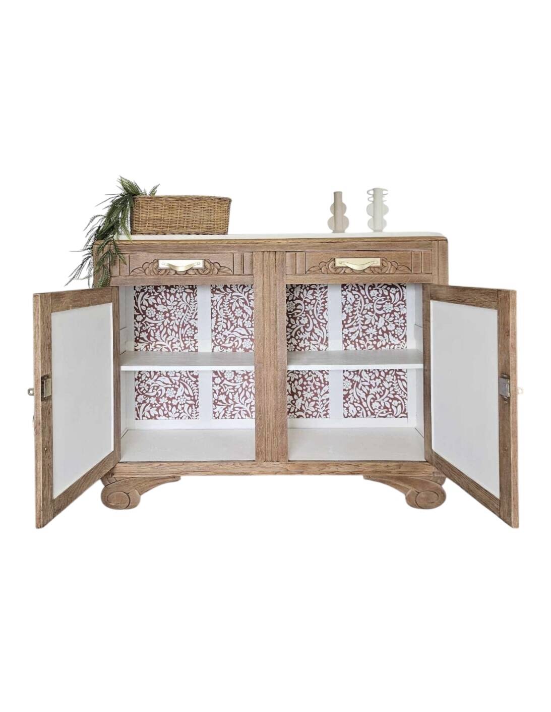 Parisian Art Deco oak sideboard