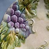 Signed barbotine plate