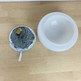 Opaline half-sphere ball wall light 20 cm