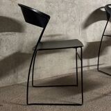 2 Hannes Wettstein dining chairs for Baleri Italia Juliette model