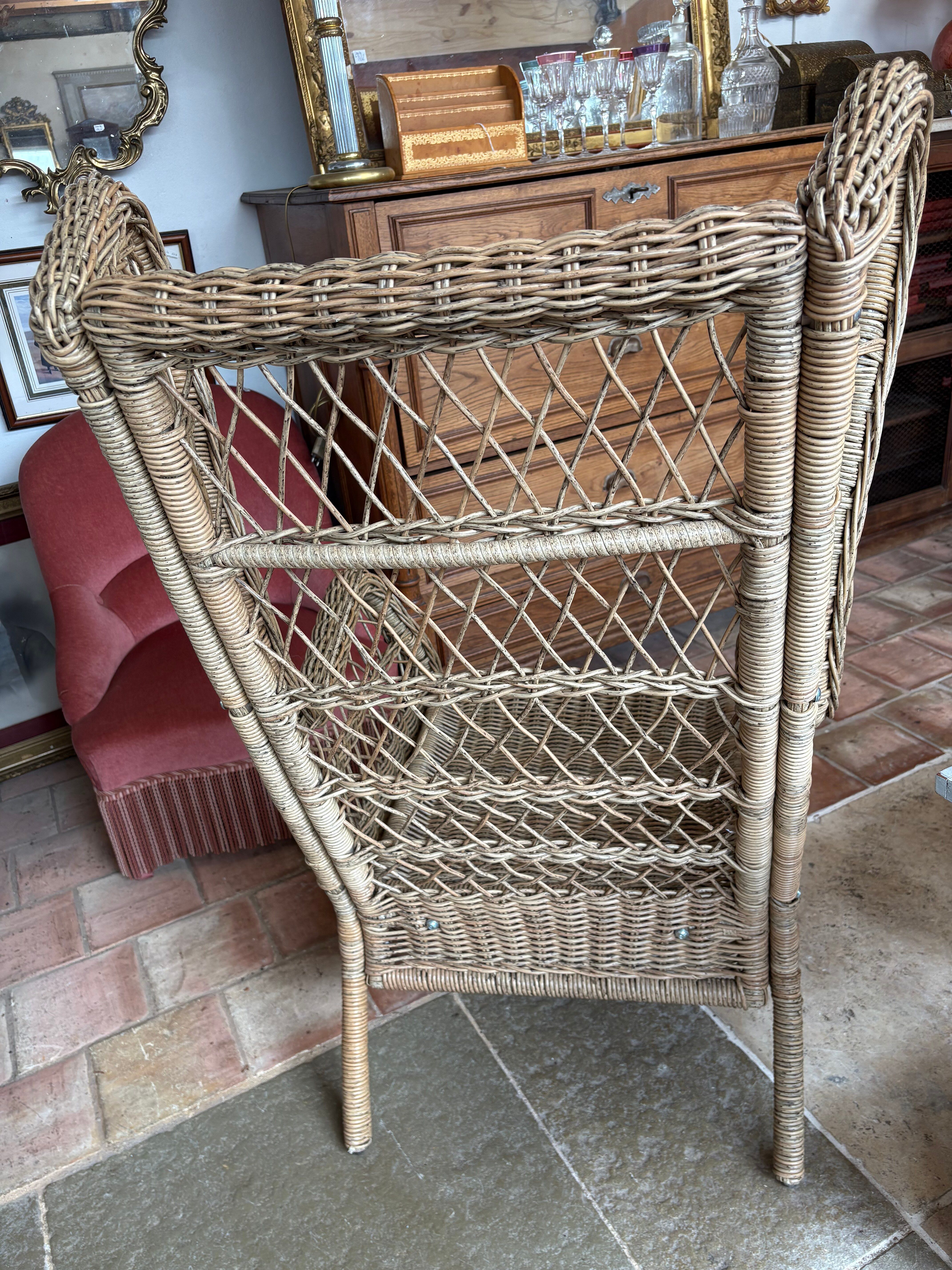 Fauteuil en rotin
