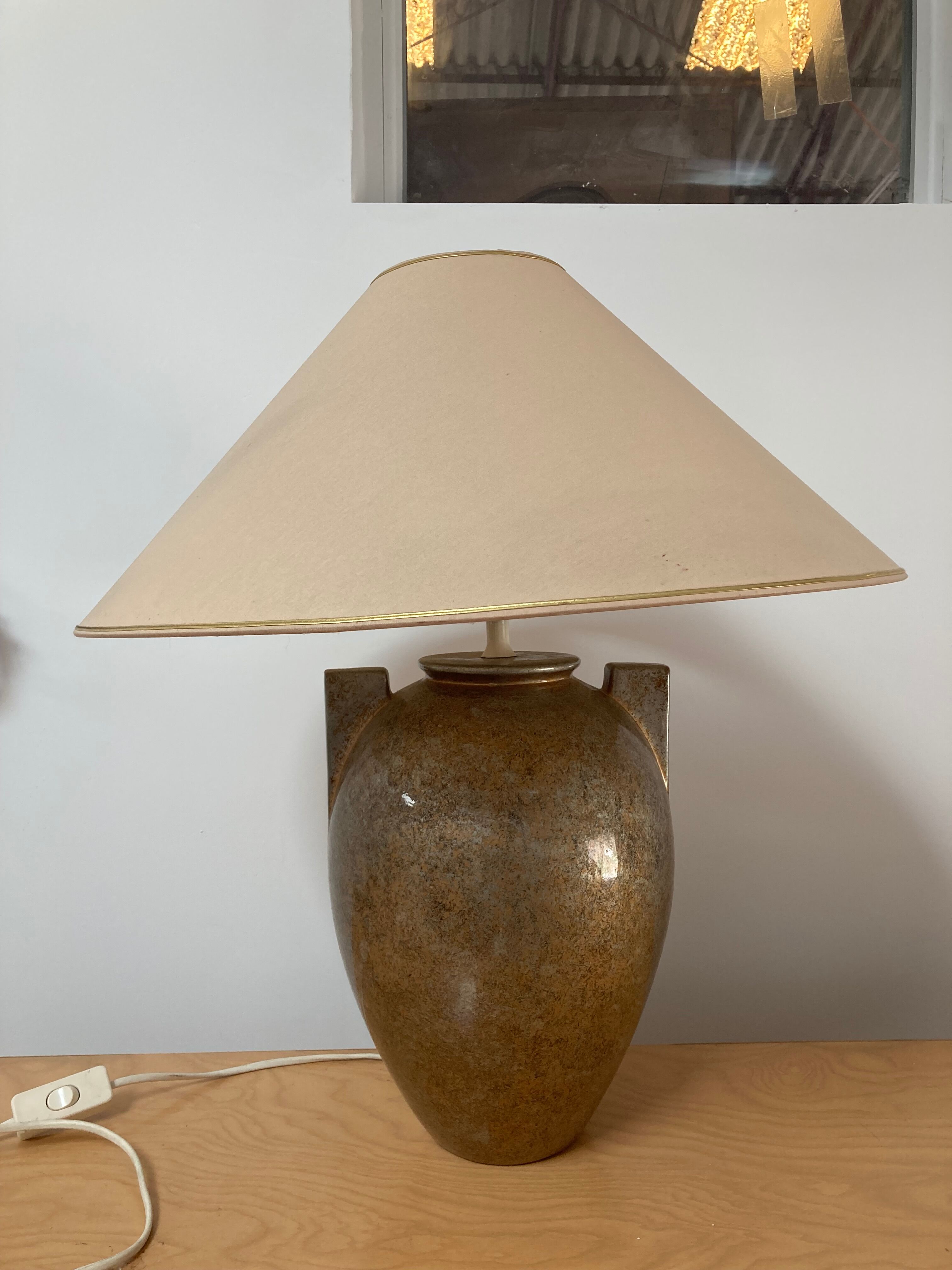 Lamp design house mathias paris vintage ceramic