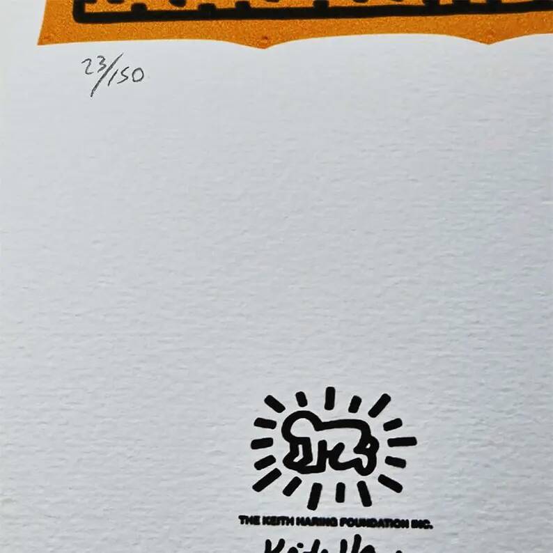 1990s Keith Haring Limited Edition Lithograph