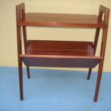 Old teak magazine holder