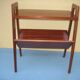 Old teak magazine holder