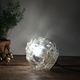 Vintage transparent bubble glass suspension globe