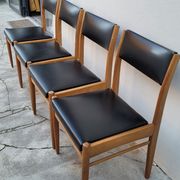 Série de 4 chaises scandinave vintage 1950