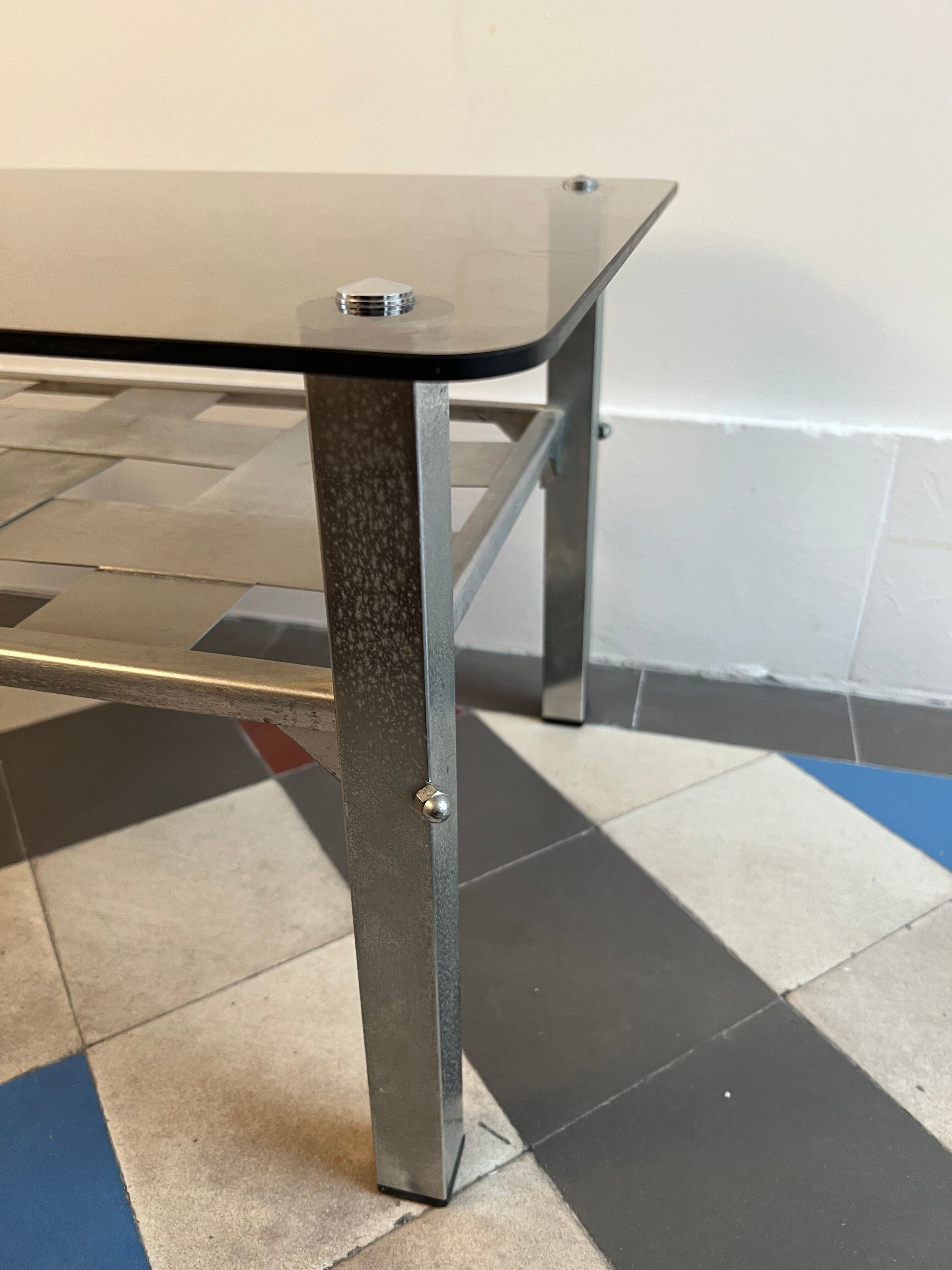 Vintage coffee table design 1970.