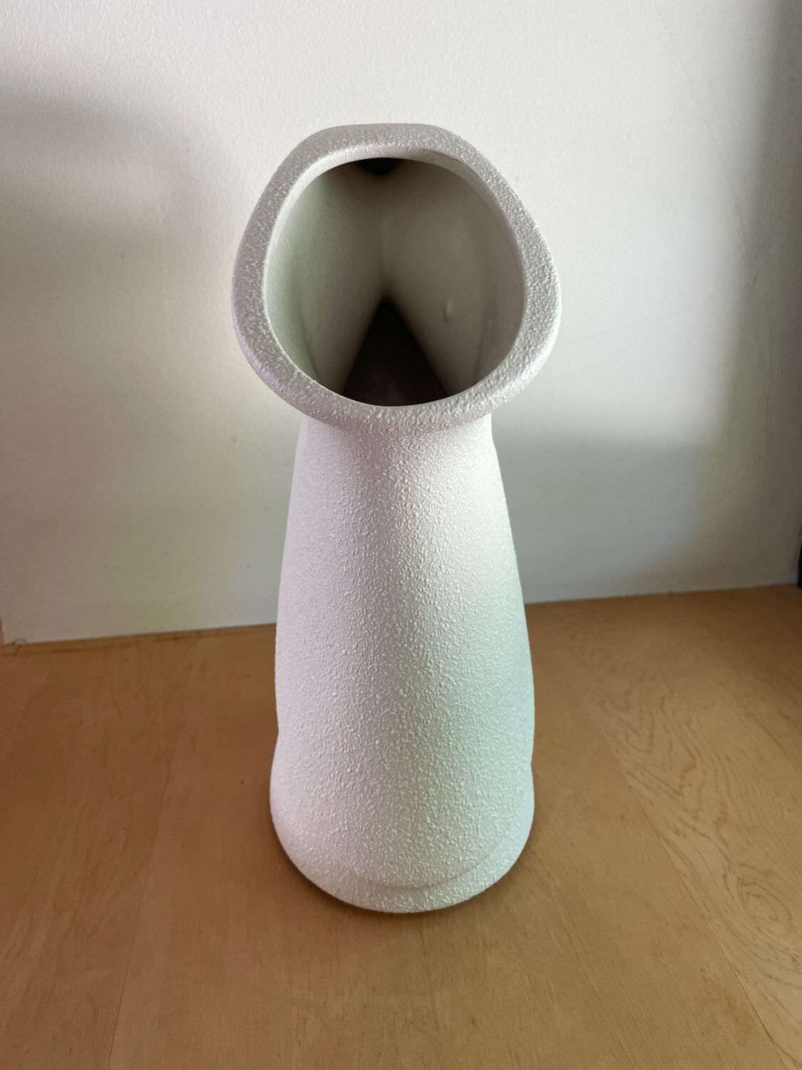 White ceramic pitcher