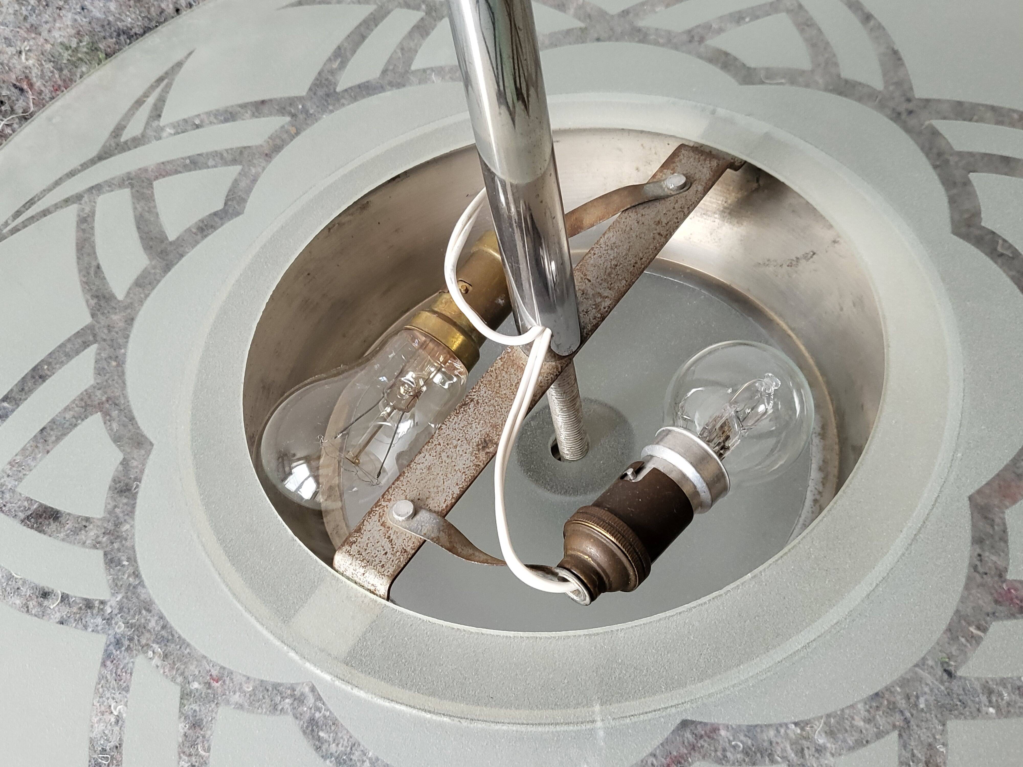 Vintage art deco pendant light