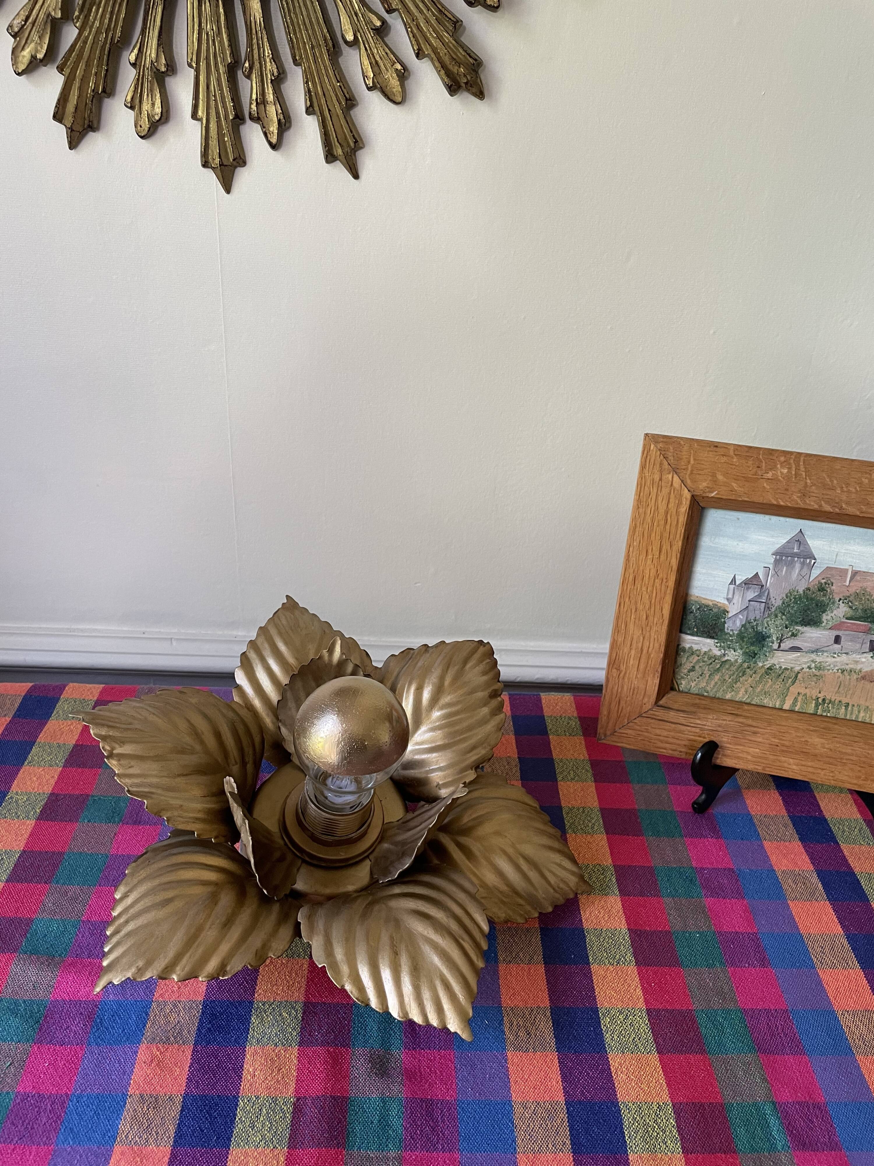 Masca golden flower wall light