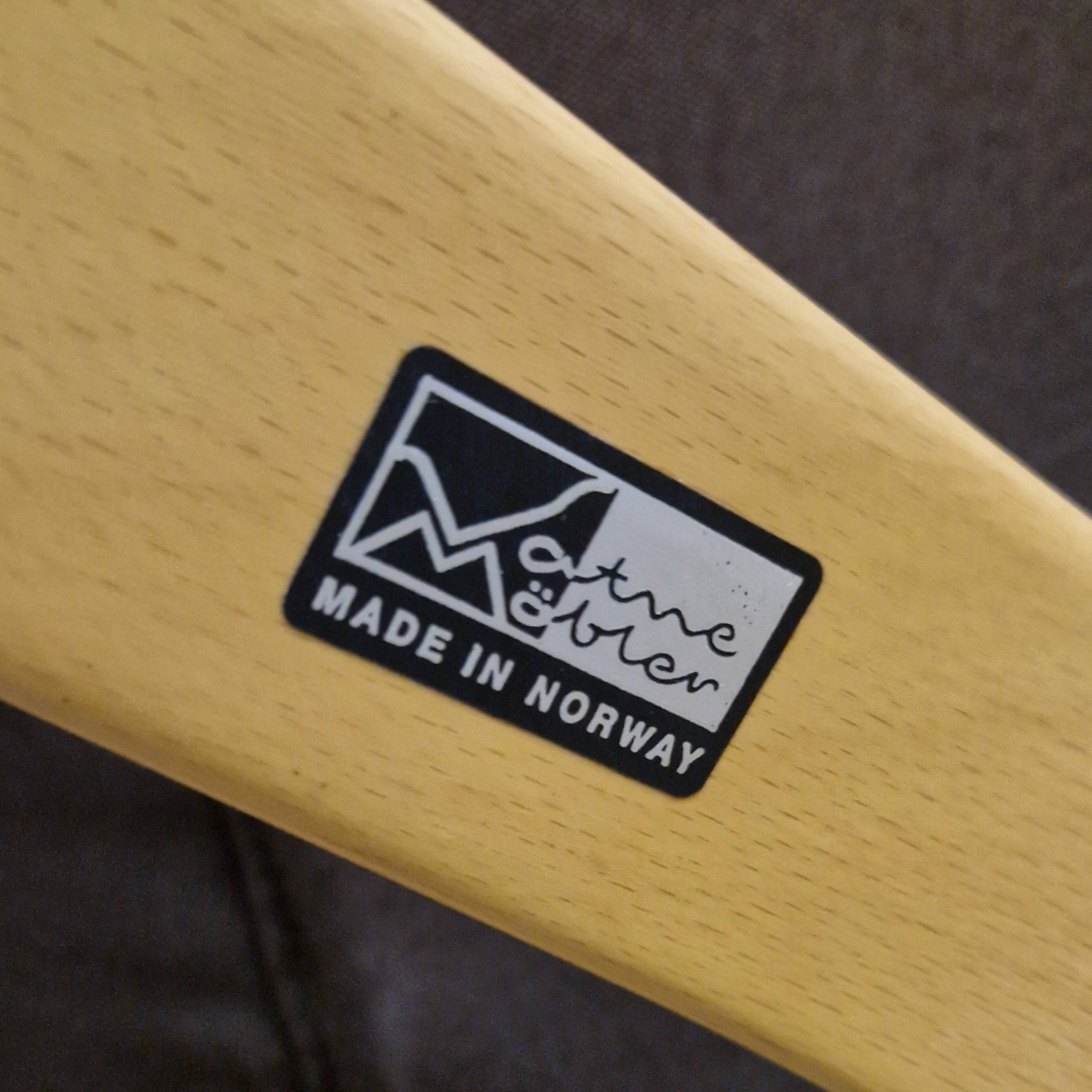 Fauteuil lounge et ottoman Falcon de Sigurd Ressel pour Vatne, Norvège 1970