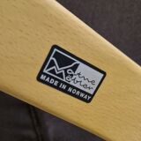 Fauteuil lounge et ottoman Falcon de Sigurd Ressel pour Vatne, Norvège 1970